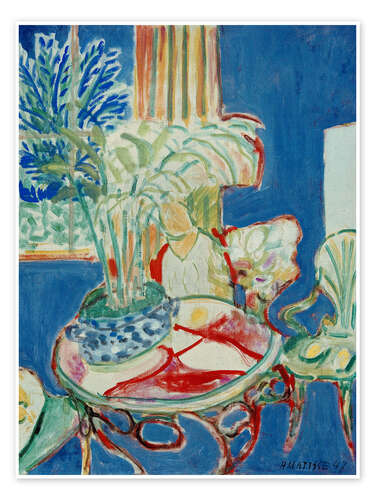 Plakat Interior in Blue, 1947