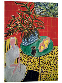 Acrylglas print Interior with Black Fern, 1948