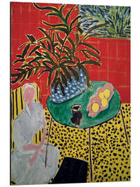 Magnettafel Interieur mit schwarzem Farn, 1948