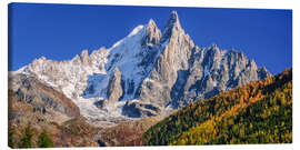 Lienzo Mont Blanc massif, Chamonix, France - Achim Thomae
