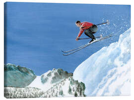 Lienzo Ski Jumper with Red Sweater - Sarah Morrissette
