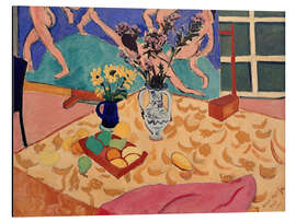 Alubild Früchte, Blumen mit dem Bild Der Tanz, 1909 - Henri Matisse