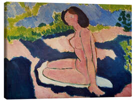Canvas print Nu assis (Seated Nude), 1909
