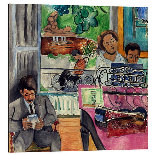 Cuadro de plexi-alu La leçon de musique (The Music Lesson), 1917