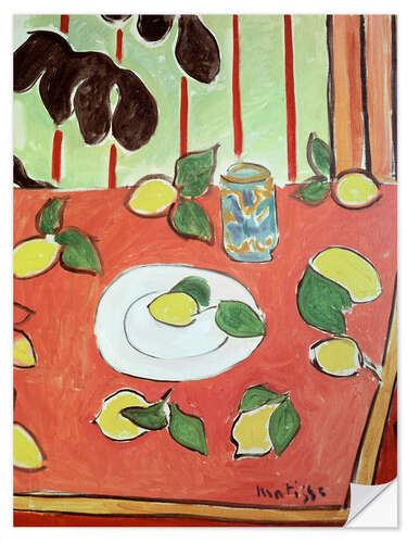 Sticker mural Les citrons