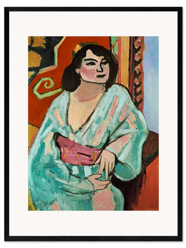 Plakat artystyczny premium w ramie L'Algerienne (The Algerian Woman), 1909