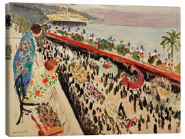 Leinwandbild La fête de fleurs à Nice (Blumenfest in Nizza), 1921