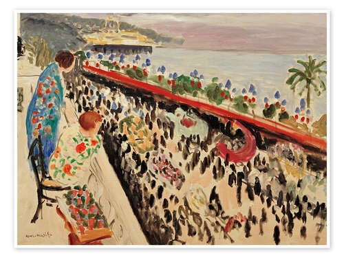 Poster La fête de fleurs à Nice (Blumenfest in Nizza), 1921