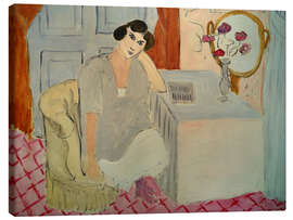 Leinwandbild La liseuse distraite (Die unaufmerksame Leserin), 1919 - Henri Matisse