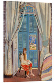 Stampa su vetro acrilico Les persienne (The Shutter), 1919 - Henri Matisse