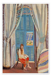 Wall print Les persienne (The Shutter), 1919 - Henri Matisse