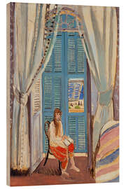Cuadro de madera Les persienne (The Shutter), 1919 - Henri Matisse