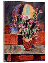 Tableau en bois Pot aux iris, 1912