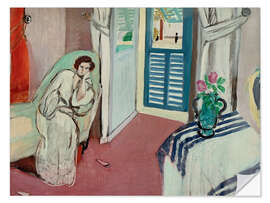 Selvklæbende plakat Femme au divan (Woman on a Divan), 1921