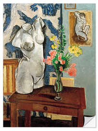 Wall sticker Plaster Torso and Bouquet, 1919