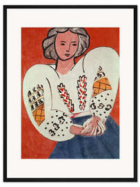 Gerahmter Kunstdruck Die rumänische Bluse, 1940