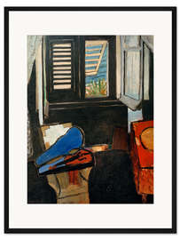 Gerahmter Kunstdruck Interieur mit Geige, 1918 - Henri Matisse