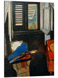 Magnettafel Interieur mit Geige, 1918