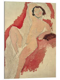 Stampa su plexi-alluminio Large Seated Nude, Brouty, 1909