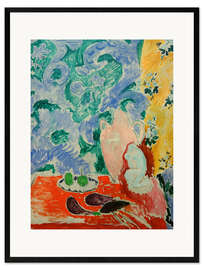 Impresión de arte enmarcada Still Life with Eggplants, 1911