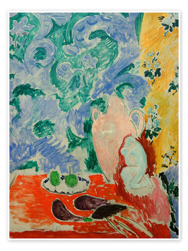 Poster Still Life with Eggplants, 1911