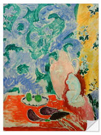 Selvklebende plakat Still Life with Eggplants, 1911