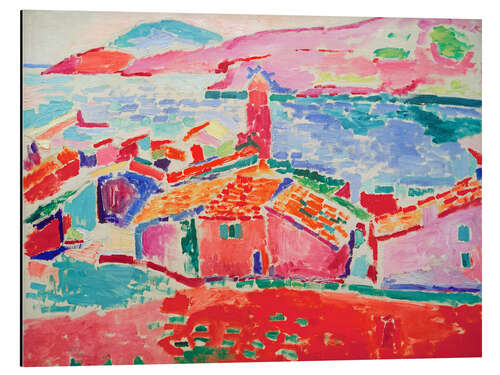 Aluminium print The Roofs of Collioure, 1905