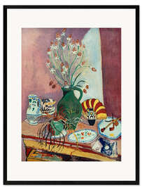 Impression artistique encadrée Nature morte aux asphodèles, 1907