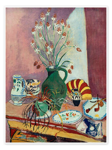 Poster Still Life with Asphodel, 1907