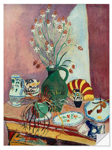 Autocolante decorativo Still Life with Asphodel, 1907