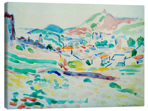 Leinwandbild Ansicht von Collioure, 1905