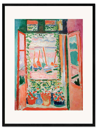 Impresión de arte enmarcada The Open Window, 1905
