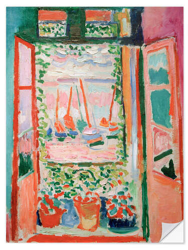 Selvklebende plakat The Open Window, 1905