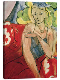 Quadro em tela Seated Girl (The Gentle One), 1936 - Henri Matisse