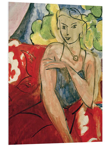 Foam board print Seated Girl (The Gentle One), 1936