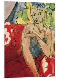Stampa su plexi-alluminio Seated Girl (The Gentle One), 1936