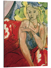 Magnettafel Sitzendes Mädchen (Die Sanfte), 1936