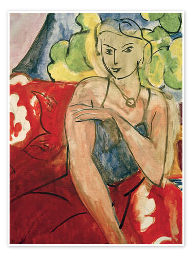 Plakat Seated Girl (The Gentle One), 1936
