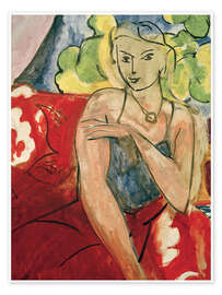 Obraz Seated Girl (The Gentle One), 1936 - Henri Matisse