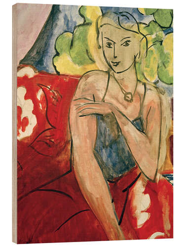 Obraz na drewnie Seated Girl (The Gentle One), 1936