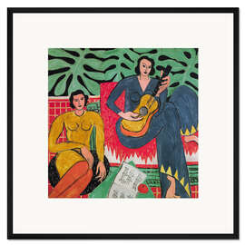 Gerahmter Kunstdruck La Musique, 1939