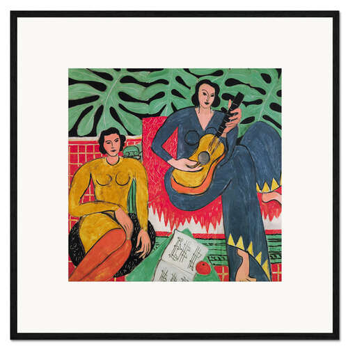 Gerahmter Kunstdruck La Musique, 1939