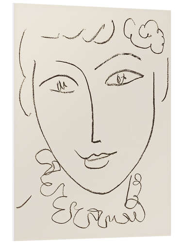 Foam board print La Pompadour