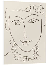 Foam board print La Pompadour