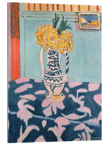 Gallery print Cowslips on Blue and Pink Cloth, 1911