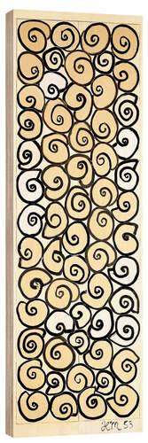 Quadro de madeira Grille, 1953