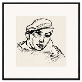 Framed art print Young sailor in Collioure, 1907