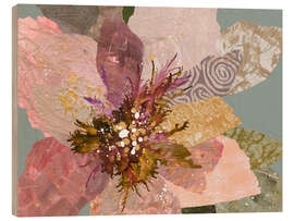 Wood print Sweet and Sour Blossom - Leanne Daquino