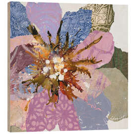 Cuadro de madera Alive and Well Purple Blooms - Leanne Daquino