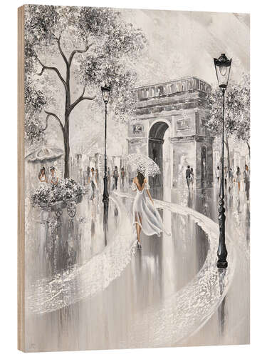 Trätavla Arc De Triomphe, Paris Flair